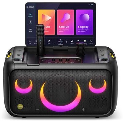 Ikarao Bluetooth-feestbox Break X1 460 W Mat zwart Ikarao Bluetooth-feestbox Break X1 460 W Mat zwart