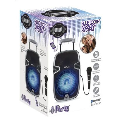 Lexibook trolley-bluetoothluidspreker iParty Karaoké K8250 Lexibook trolley-bluetoothluidspreker iParty Karaoké K8250