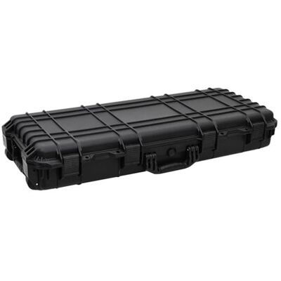 vidaXL Flightcase op wieltjes 96x42x16 cm PP zwart vidaXL Flightcase op wieltjes 96x42x16 cm PP zwart