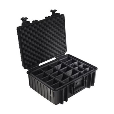 B&W International B&W outdoor.case Type 6000 - Hardcase - polypropyleen - zwart B&W International B&W outdoor.case Type 6000 - Hardcase - polypropyleen - zwart