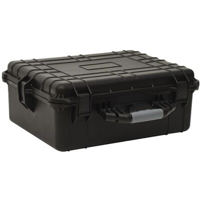 vidaXL Flightcase draagbaar 55x43x21 cm PP zwart vidaXL Flightcase draagbaar 55x43x21 cm PP zwart