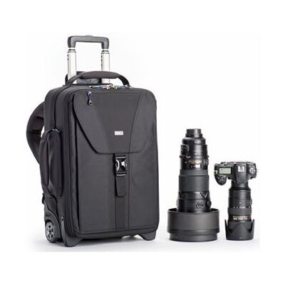 Think Tank thinkTank Airport TakeOff V2.0 - Koffer op wieltjes / rugzak voor camera met lenzen en tablet / notebook - polyurethaan, 600D polyester, 1680D ballistisch nylon Think Tank thinkTank Airport TakeOff V2.0 - Koffer op wieltjes / rugzak voor camera met lenzen en tablet / notebook - polyurethaan, 600D polyester, 1680D ballistisch nylon