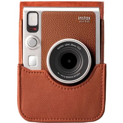 Fujifilm Instax Mini Evo Beschermhoes Bruin Fujifilm Instax Mini Evo Beschermhoes Bruin