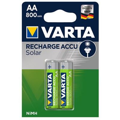 Varta Power Accu 56736 - Batterij 2 x AA-type - NiMH - (oplaadbaar) - 800 mAh Varta Power Accu 56736 - Batterij 2 x AA-type - NiMH - (oplaadbaar) - 800 mAh