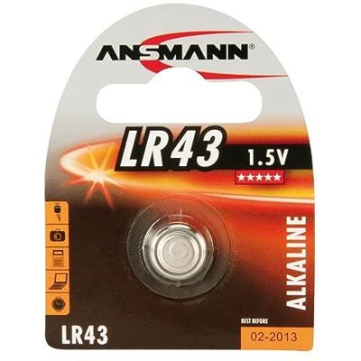 ANSMANN - Batterij LR43 - Alkalisch ANSMANN - Batterij LR43 - Alkalisch