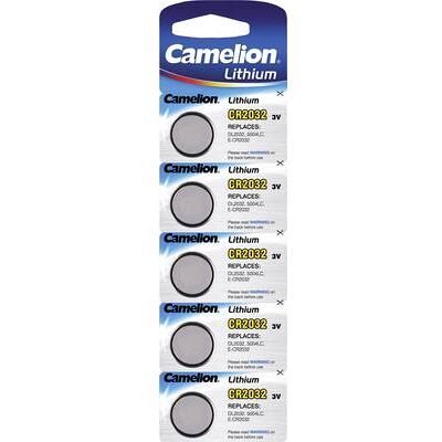 Camelion CR2032 lithium 3v - 5 stuks Camelion CR2032 lithium 3v - 5 stuks
