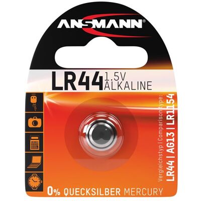 ANSMANN - Batterij LR44 - Alkalisch ANSMANN - Batterij LR44 - Alkalisch