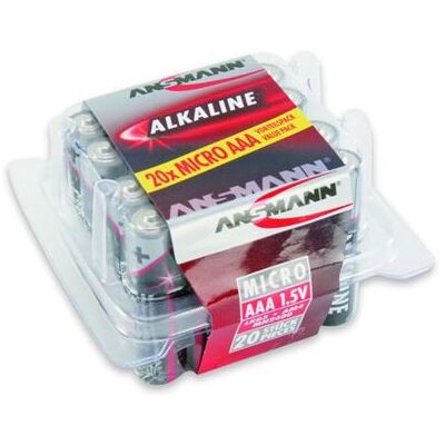 ANSMANN Micro - Batterij 20 x AAA - Alkalisch ANSMANN Micro - Batterij 20 x AAA - Alkalisch