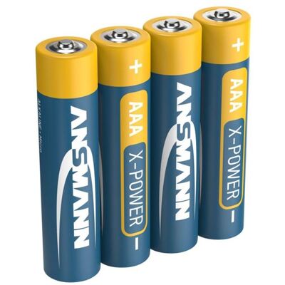 ANSMANN X-POWER Micro AAA - Batterij 4 x AAA - Alkalisch ANSMANN X-POWER Micro AAA - Batterij 4 x AAA - Alkalisch
