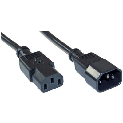 InLine - Stroomverlengkabel - power IEC 60320 C13 naar IEC 60320 C14 - 5 m - zwart InLine - Stroomverlengkabel - power IEC 60320 C13 naar IEC 60320 C14 - 5 m - zwart