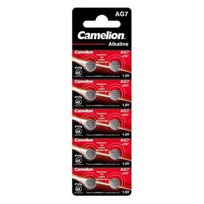 Pak van 10 Camelion Alkaline AG7 0% Kwik/Hg batterijen Pak van 10 Camelion Alkaline AG7 0% Kwik/Hg batterijen