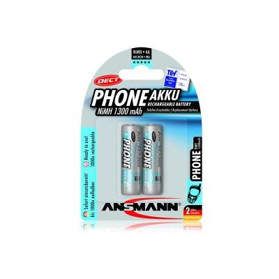 ANSMANN Mignon - Batterij AA-type - NiCd - (oplaadbaar) - 1300 mAh ANSMANN Mignon - Batterij AA-type - NiCd - (oplaadbaar) - 1300 mAh