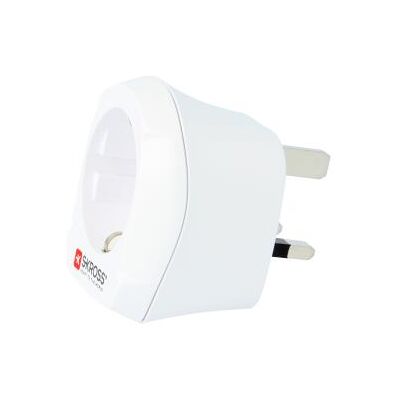 SKROSS Country Travel Adapter Europe to UK - Stroomconnectoradapter - power CEE 7/7, Europlug (V) naar BS 1363 (M) - wit - Verenigd Koninkrijk SKROSS Country Travel Adapter Europe to UK - Stroomconnectoradapter - power CEE 7/7, Europlug (V) naar BS 1363 (M) - wit - Verenigd Koninkrijk