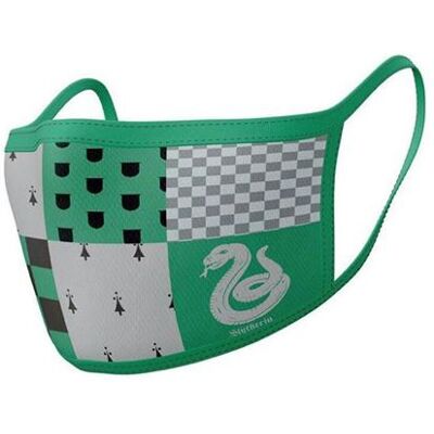 Wtt HARRY POTTER-SERPENTARD-SET DE 2 MASQUES VISAGE Wtt HARRY POTTER-SERPENTARD-SET DE 2 MASQUES VISAGE