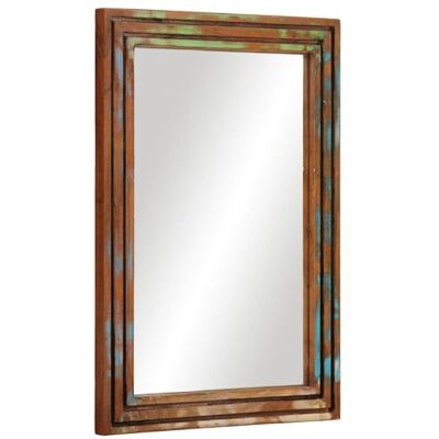 vidaXL Miroir salle de bain 50x70 cm bois massif d'acacia et verre, miroir, miroir de coiffage, miroir de courtoisie, miroir mural 377593 vidaXL Miroir salle de bain 50x70 cm bois massif d'acacia et verre, miroir, miroir de coiffage, miroir de courtoisie, miroir mural 377593