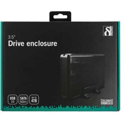 DELTACO MAP-GD33U3 - Storage enclosure - 3.5" - SATA 3Gb/s - USB 3.0 - zwart DELTACO MAP-GD33U3 - Storage enclosure - 3.5" - SATA 3Gb/s - USB 3.0 - zwart