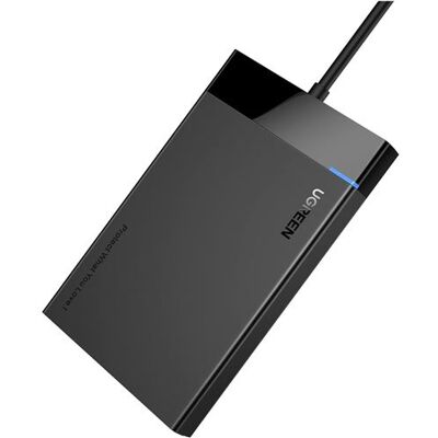 Ugreen US221 - Storage enclosure - 2.5" - SATA 6Gb/s - USB 3.0 - zwart Ugreen US221 - Storage enclosure - 2.5" - SATA 6Gb/s - USB 3.0 - zwart