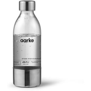 PET-fles 650 ml zilver voor Aarke Carbonator 3 Transparant PET-fles 650 ml zilver voor Aarke Carbonator 3 Transparant