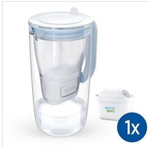 Brita glazen karaf met 1 Maxtra Pro All in 1 waterfilter Blauw Brita glazen karaf met 1 Maxtra Pro All in 1 waterfilter Blauw