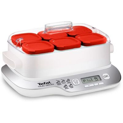 Tefal Yoghurtmaker 6 x 140ml potjes 450w yg660132 Tefal Yoghurtmaker 6 x 140ml potjes 450w yg660132