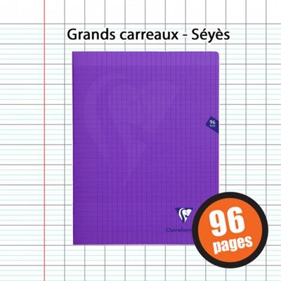 Clairefontaine CLAIRFTN CAH MIMESYS A4 96P SY VIOLET Clairefontaine CLAIRFTN CAH MIMESYS A4 96P SY VIOLET
