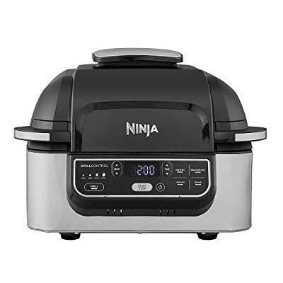 Ninja Binnengrill Foodi AG301EU 1760 W Zwart-Grijs Ninja Binnengrill Foodi AG301EU 1760 W Zwart-Grijs