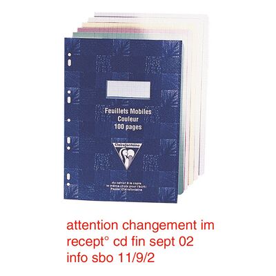 Clairefontaine CLAIRFTN FM A4 100P SEYES VERT Clairefontaine CLAIRFTN FM A4 100P SEYES VERT