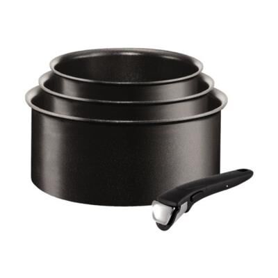 Tefal Ingenio Expertise - Saucepan set - 4 artikelen - anti-aanbak - zwart Tefal Ingenio Expertise - Saucepan set - 4 artikelen - anti-aanbak - zwart