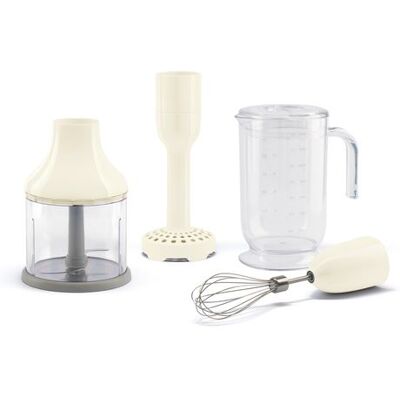 Smeg Set van 4 accessoires HBAC11CR voor staafmixer Crème Smeg Set van 4 accessoires HBAC11CR voor staafmixer Crème