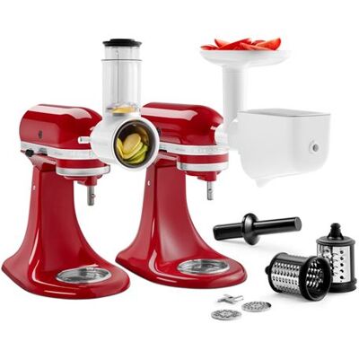 Set van 3 accessoires voor Kitchenaid 5KSM2FPPC keukenmachine Set van 3 accessoires voor Kitchenaid 5KSM2FPPC keukenmachine