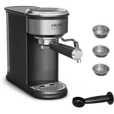 Krups Espressomachine Xp350de0 Mini Maestro 20 Bar 1350 W Zwart En Inox - Airfryer Krups Espressomachine Xp350de0 Mini Maestro 20 Bar 1350 W Zwart En Inox - Airfryer