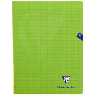 Clairefontaine CLAIRFTN CAH MIMESYS 24X32 96P SY VERT Clairefontaine CLAIRFTN CAH MIMESYS 24X32 96P SY VERT