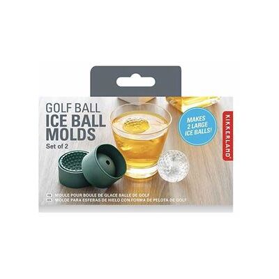 Set van 2 Kikkerland CU341 Golfbalvormige ijsblokjesvormpjes groen Set van 2 Kikkerland CU341 Golfbalvormige ijsblokjesvormpjes groen