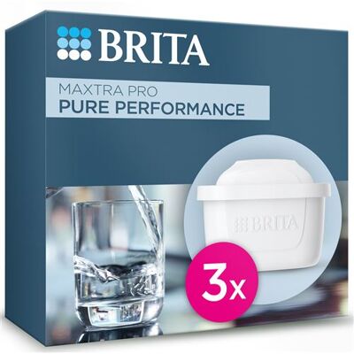 Set van 3 Brita Maxtra Pro-All-in-1 waterfilterpatronen 1051530 Wit Set van 3 Brita Maxtra Pro-All-in-1 waterfilterpatronen 1051530 Wit