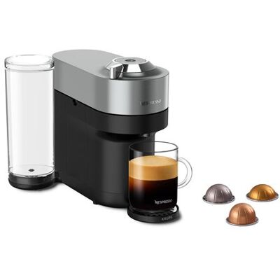 Krups Nespresso Vertuo POP Plus YY5359FD Zilver Krups Nespresso Vertuo POP Plus YY5359FD Zilver