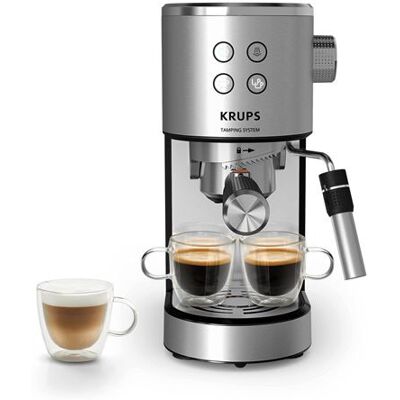 Krups Espresso-machine XP499EE0 Virtuoso+ Inox Krups Espresso-machine XP499EE0 Virtuoso+ Inox