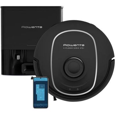 Rowenta Robotstofzuiger met dweilfunctie X-Plorer Serie 375 Plus RR8985E0 Zwart Rowenta Robotstofzuiger met dweilfunctie X-Plorer Serie 375 Plus RR8985E0 Zwart