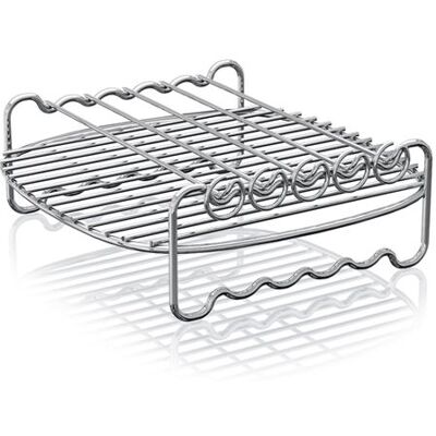 Grill met dubbel niveau voor Philips Essential AirFryer Silver Grill met dubbel niveau voor Philips Essential AirFryer Silver