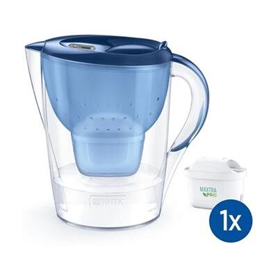 Brita Waterfilterkan Marella XL met 1 Maxtra Pro Patroon Blauw Brita Waterfilterkan Marella XL met 1 Maxtra Pro Patroon Blauw