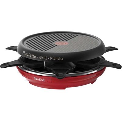 Tefal Raclettegrill en plancha Colormania 850 W Rood Tefal Raclettegrill en plancha Colormania 850 W Rood