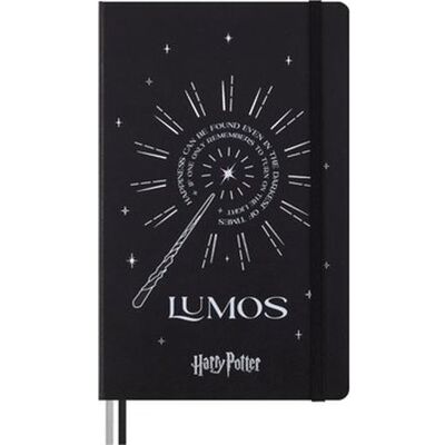 Klassiek gevoerd Moleskine grootformaat Lumos notitieboekje Klassiek gevoerd Moleskine grootformaat Lumos notitieboekje