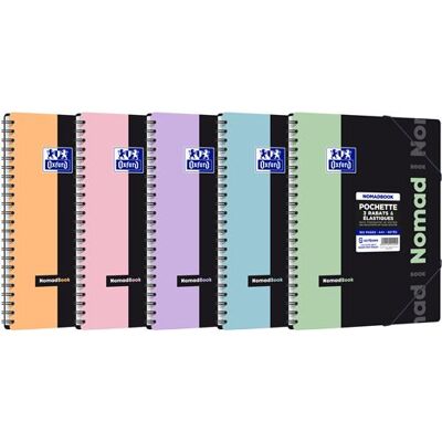 Oxford Schrift groot formaat Etudiants Nomadbook Pastel 160 pages Grands Carreaux Seyès Willekeurig model Oxford Schrift groot formaat Etudiants Nomadbook Pastel 160 pages Grands Carreaux Seyès Willekeurig model