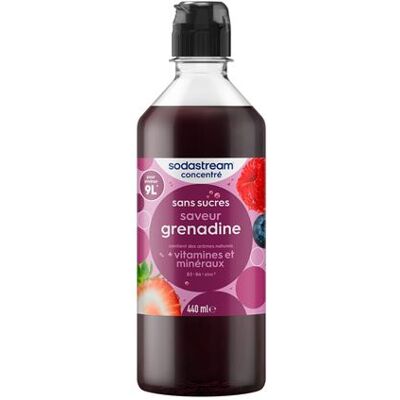 Sodastream Siroopconcentraat Grenadine suikervrij 440 ml Wit en Rood Sodastream Siroopconcentraat Grenadine suikervrij 440 ml Wit en Rood