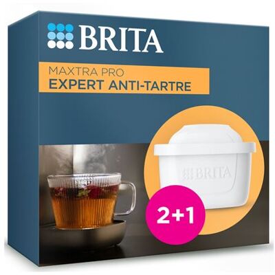 Brita Waterfilterpatroon Maxtra Pro Expert Anti-kalkaanslag 2+1-pack Brita Waterfilterpatroon Maxtra Pro Expert Anti-kalkaanslag 2+1-pack