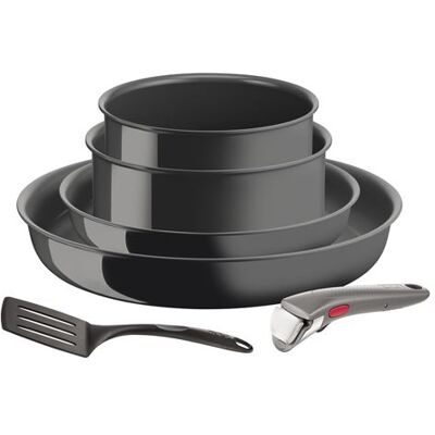 Tefal 6-delige Set Ingenio Renew L2609602 Houtskool Grijs - Airfryer Tefal 6-delige Set Ingenio Renew L2609602 Houtskool Grijs - Airfryer