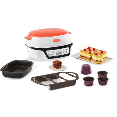 Tefal Taartmachine Cake Factory Tutti Frutti KD804510 Tefal Taartmachine Cake Factory Tutti Frutti KD804510