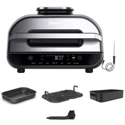 Ninja Binnengrill en Plancha Foodi MAXPRO AG651EU Zwart Ninja Binnengrill en Plancha Foodi MAXPRO AG651EU Zwart