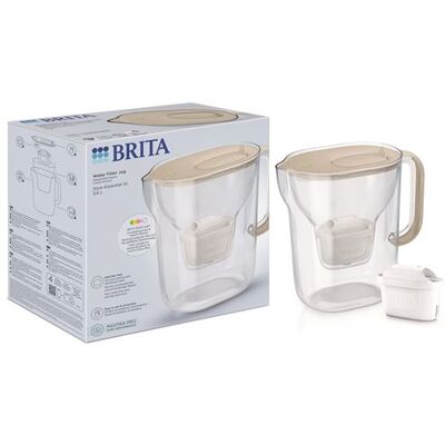 Brita Waterfilterkan Style Essential XL 3,6 L Sand Brita Waterfilterkan Style Essential XL 3,6 L Sand