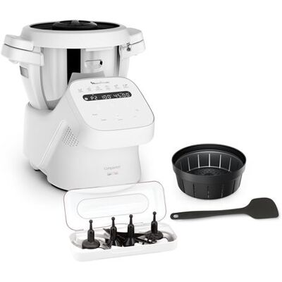 Moulinex Kookrobot Companion Xl Hf840110 Wit - Airfryer Moulinex Kookrobot Companion Xl Hf840110 Wit - Airfryer