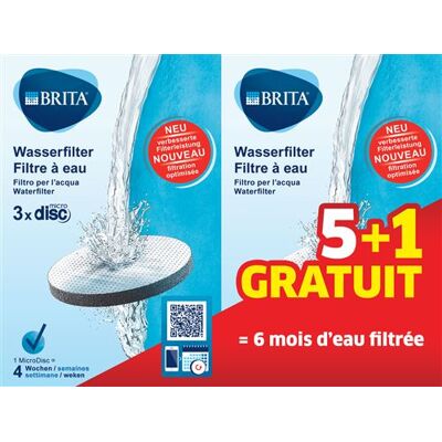 Set van 5+1 Brita MicroDisc filters Set van 5+1 Brita MicroDisc filters